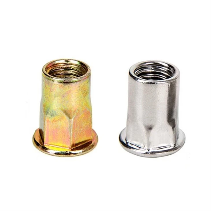 Custom Flat Head Rivet Nuts For Sheet Metal Panels suppliers